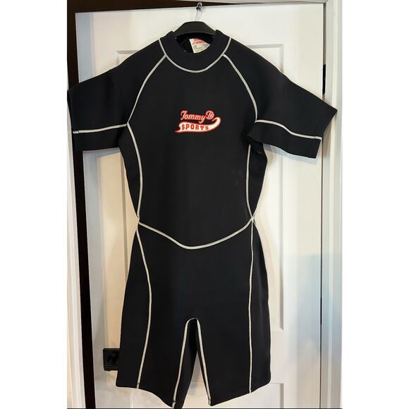 NEW NWT Tommy D Sports Size 2XL Diving Wetsuit 3mm Black Shortie style - Picture 1 of 5